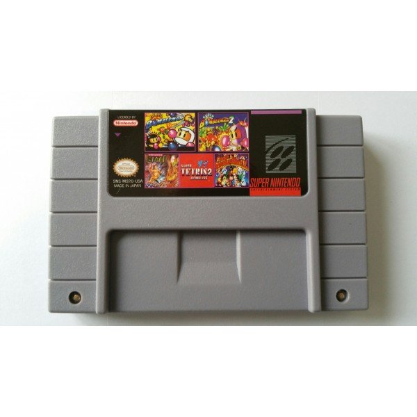 5 IN 1 BOMBERMAN SNES USA VERSION