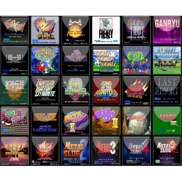 SNK NEO GEO X CARD VOL3 MORE 180 GAMES FIRMWARE 0.45