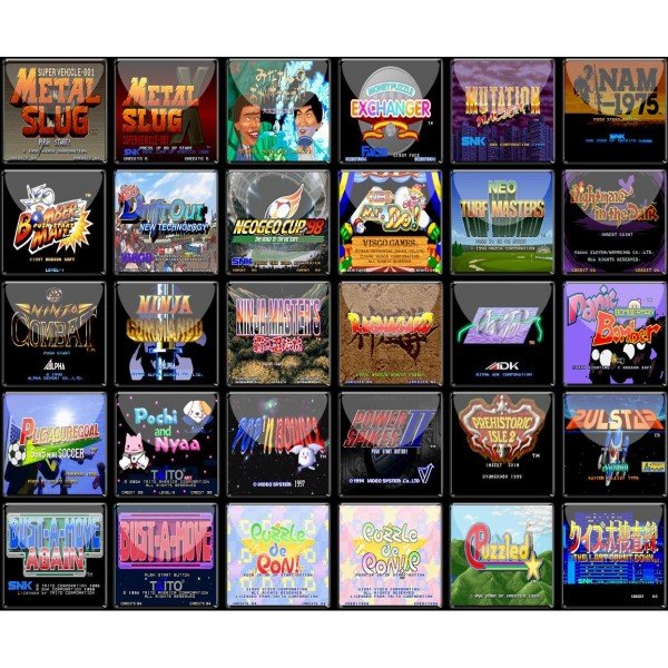 SNK NEO GEO X CARD VOL3 MORE 180 GAMES FIRMWARE 0.45