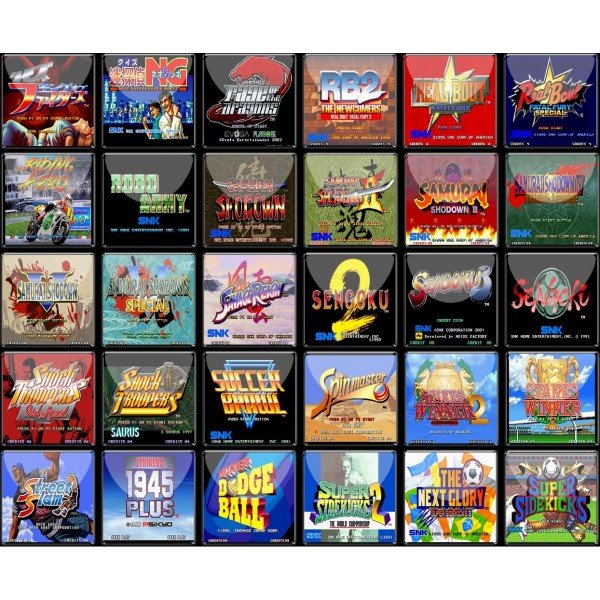 SNK NEO GEO X CARD VOL3 MORE 180 GAMES FIRMWARE 0.45