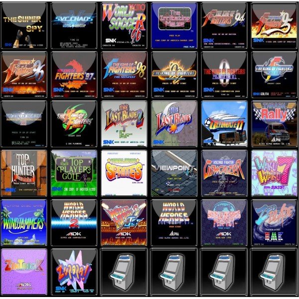 SNK NEO GEO X CARD VOL3 MORE 180 GAMES FIRMWARE 0.45