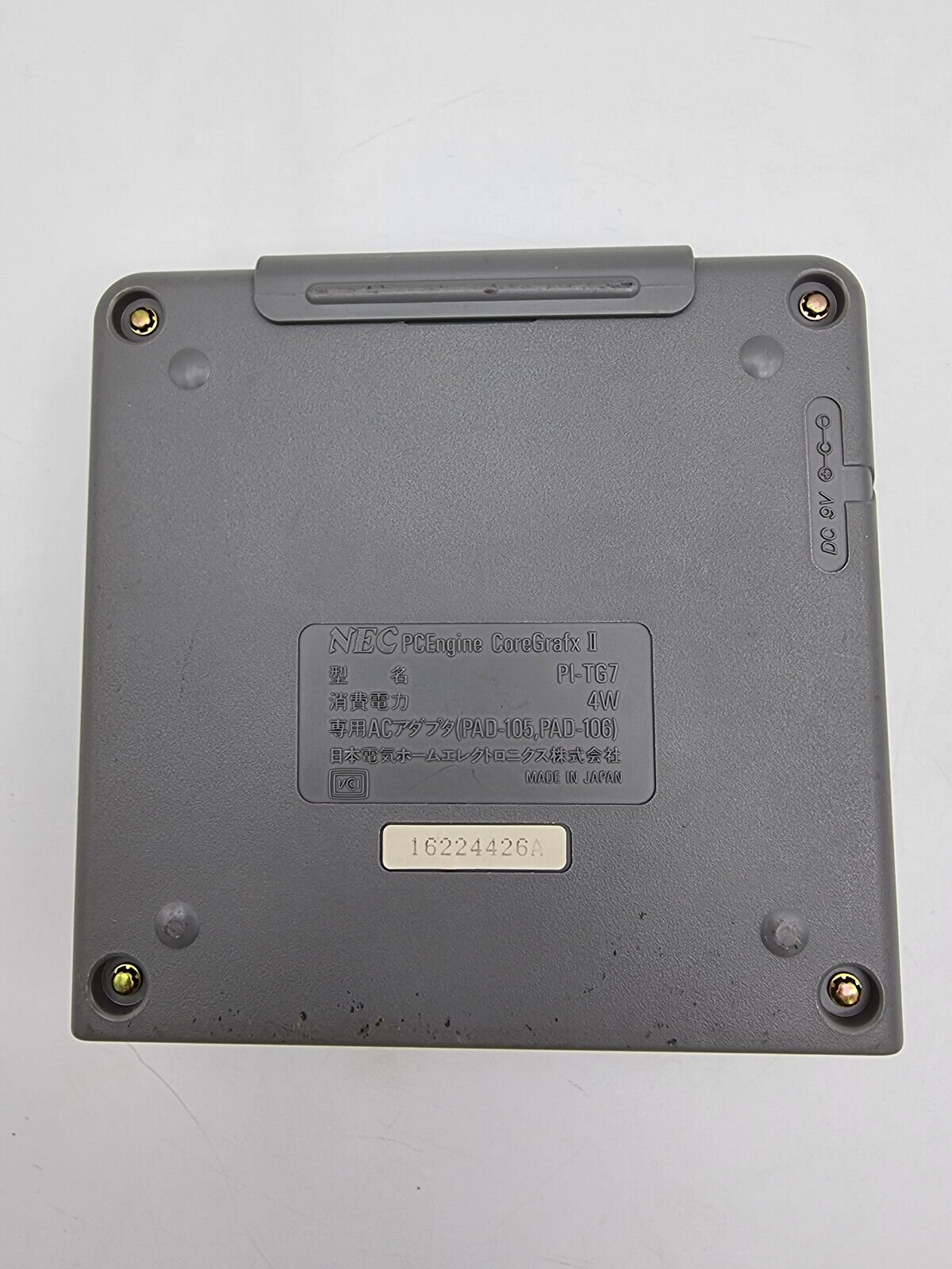 CONSOLE PC ENGINE COREGRAFX II JAPAN USED TESTED - Image 3