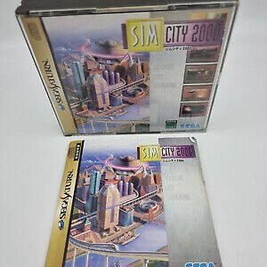 SIM CITY 2000 JAPAN VERSION SEGA SATURN USED TESTED
