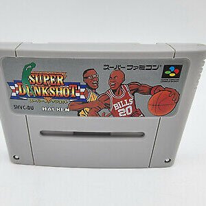 SUPER DUNKSHOT SUPER FAMICOM NO BOX USED