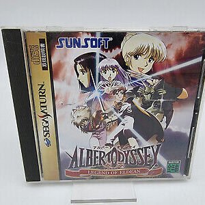 ALBERT ODYSSEY LEGEND OF ELDEAN JAPAN VERSION SEGA SATURN USED TESTED