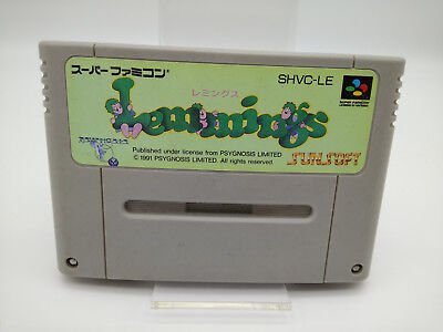 ES-LEMMINGS SUPER FAMICOM USED
