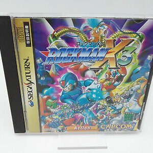 ROCKMAN X3 JAPAN VERSION SEGA SATURN USED TESTED