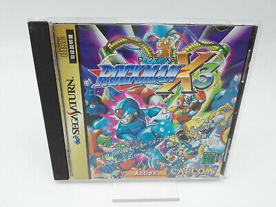 ROCKMAN X3 JAPAN VERSION SEGA SATURN USED TESTED