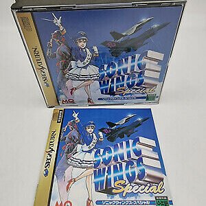 SONIC WINGS SPECIAL JAPAN VERSION SEGA SATURN USED TESTED