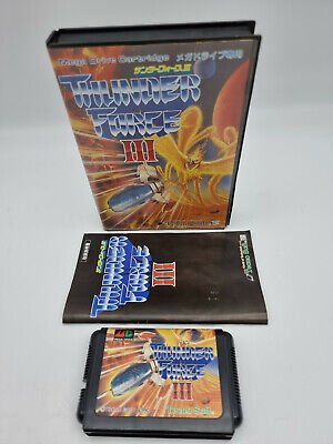 THUNDER FORCE III 3 SEGA MEGADRIVE JAPAN USED TESTED