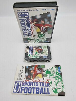 JOE MONTANA II SPORTS TALK FOOTBALL SEGA MEGADRIVE JAPAN USED TESTED