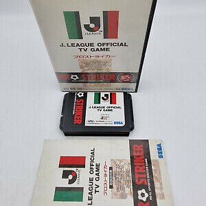 J.LEAGUE OFFICIAL TV GAME PRO STRIKER SEGA MEGADRIVE JAPAN USED TESTED