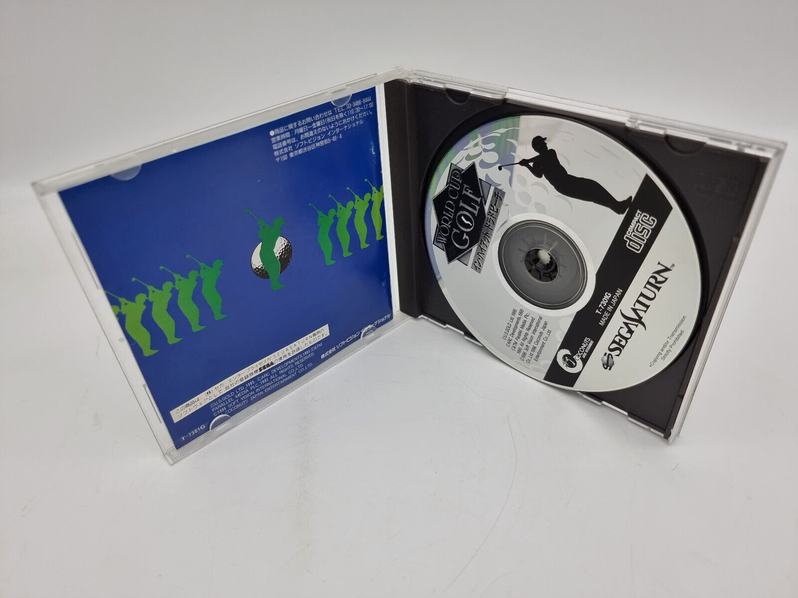 WORLD CUP GOLF JAPAN VERSION SEGA SATURN USED TESTED - Image 4