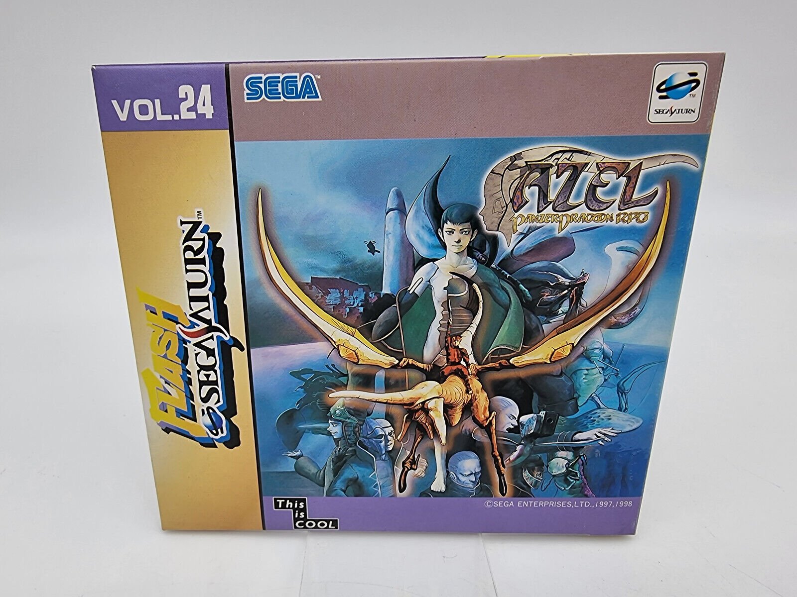 FLASH SEGA SATURN VOL 24 JAPAN VERSION SEGA SATURN USED