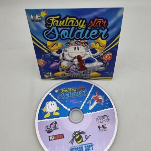 FANTASY STAR SOLDIER CARDBOARD PC ENGINE PCE WORKS NUEVO/NEW