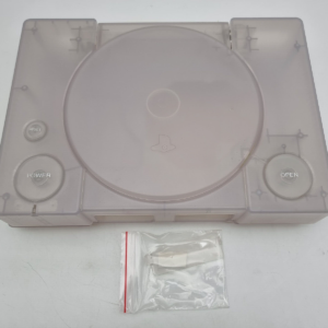 CONSOLE REPLACEMENT SHELL CLEAR SONY PS1  FOR 5501,7501.9000 BRAND NEW