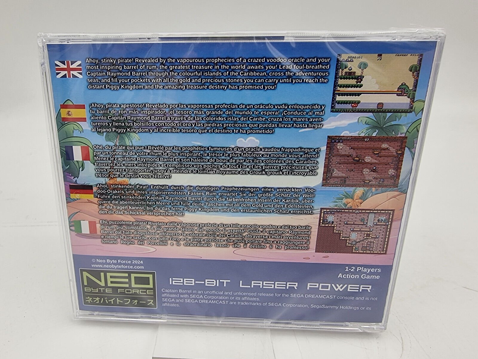 CAPTAIN BARREL FOR SEGA DREAMCAST BRAND NEW SEALED - Image 2