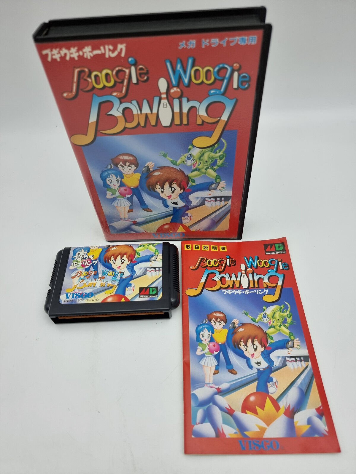 BOOGIE WOOGIE BOWLING SEGA MEGADRIVE JAPAN USED