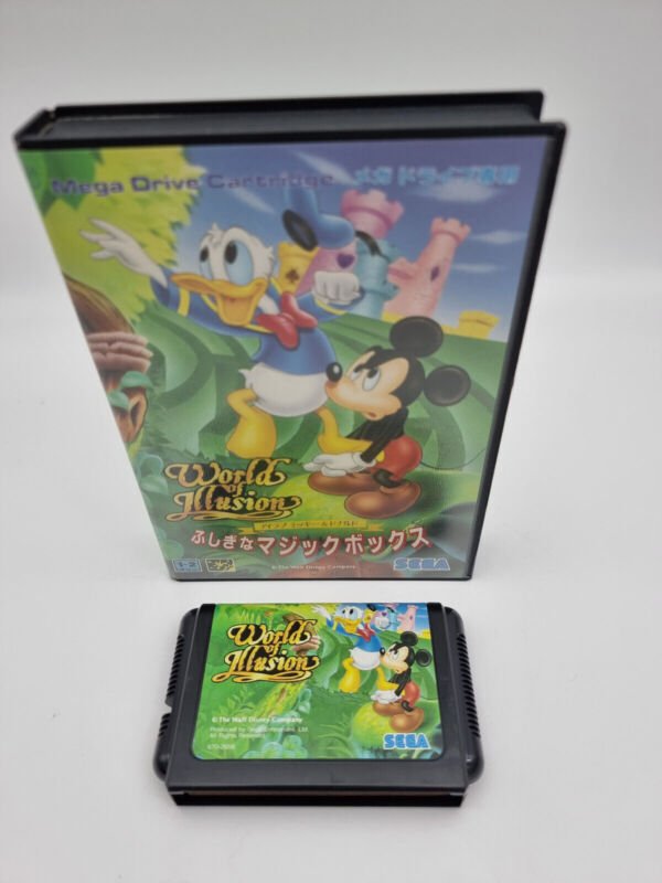 WORLD OF ILLUSION SEGA MEGADRIVE JAPAN USED