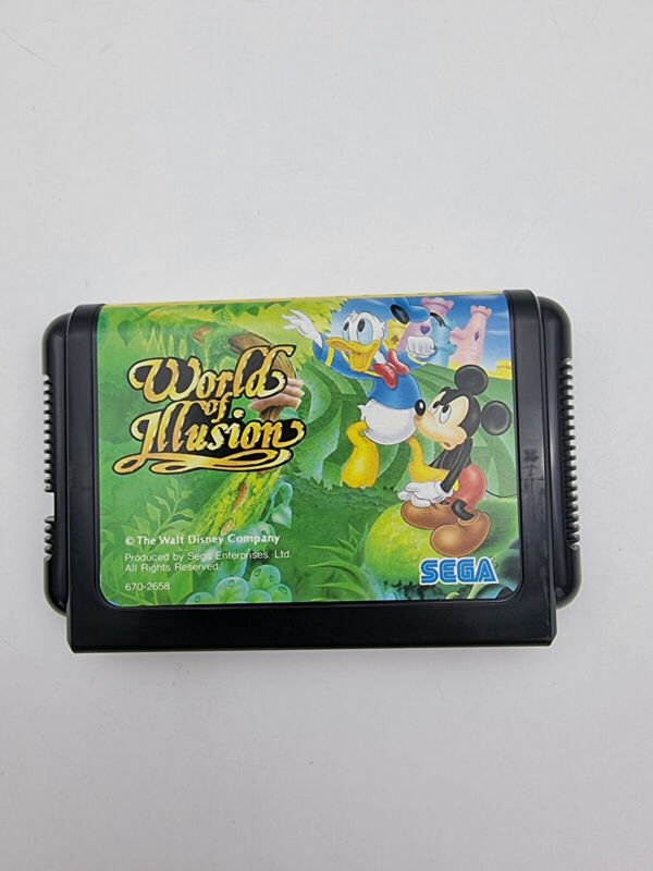 WORLD OF ILLUSION SEGA MEGADRIVE JAPAN USED - Image 5
