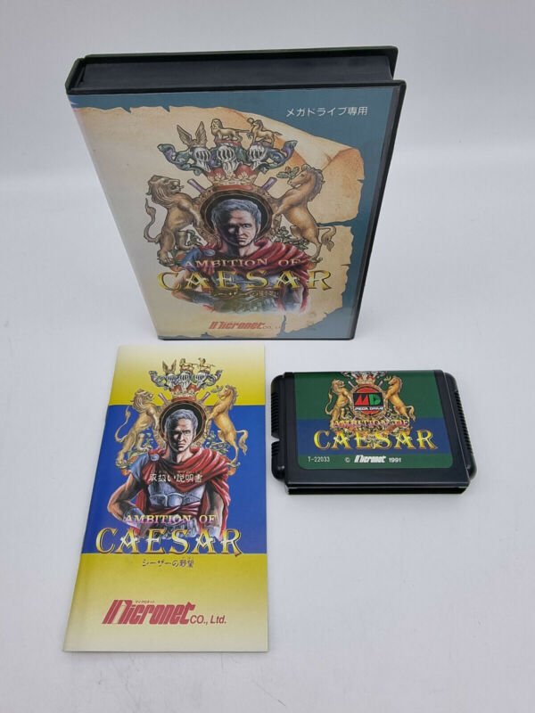 AMBITION OF CAESAR SEGA MEGADRIVE JAPAN USED