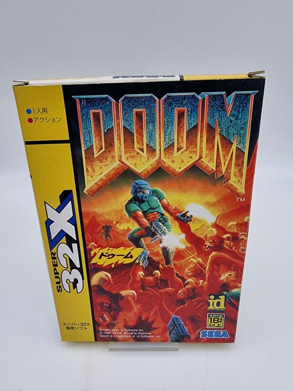 DOOM JAPAN VERSION SEGA 32X USED TESTED - Image 2