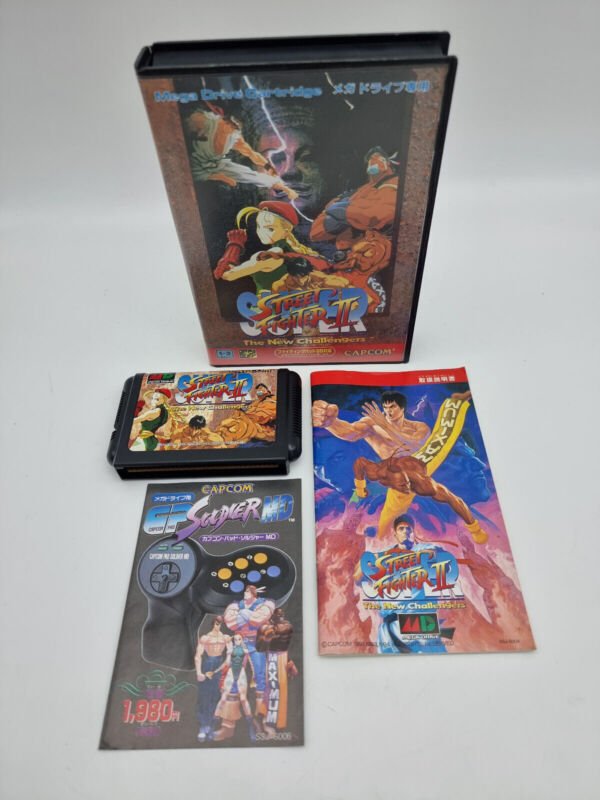 SUPER STREET FIGHTER II SEGA MEGADRIVE JAPAN USED