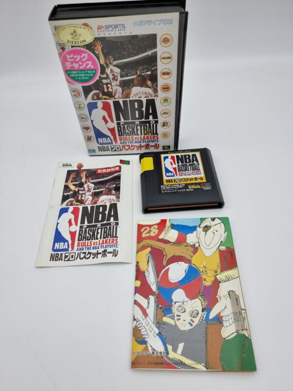 NBA PRO BASKETBALL BULLS VS LAKERS SEGA MEGADRIVE JAPAN USED