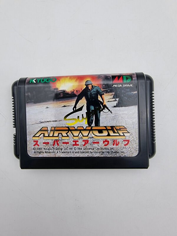 SUPER AIRWOLF SEGA MEGADRIVE JAPAN USED - Image 5