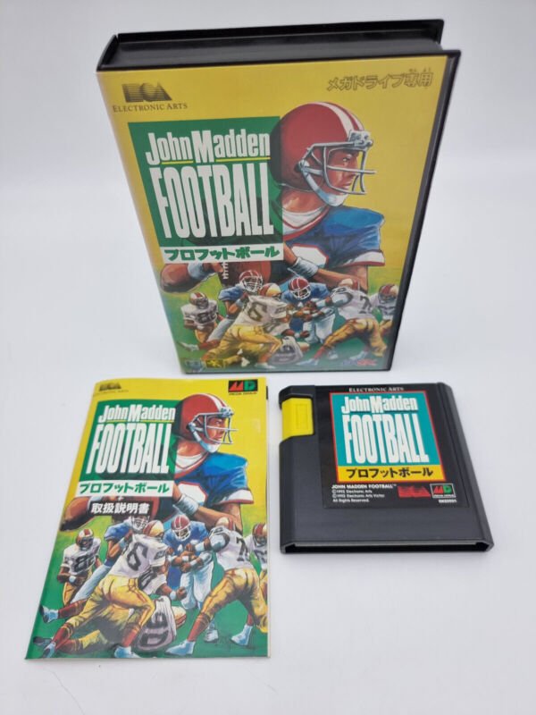 JOHN MADDEN PRO FOOTBALL SEGA MEGADRIVE JAPAN USED