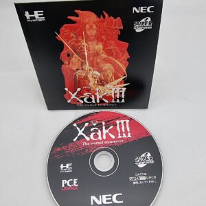 XAK III CARDBOARD PC ENGINE PCE WORKS NUEVO/NEW
