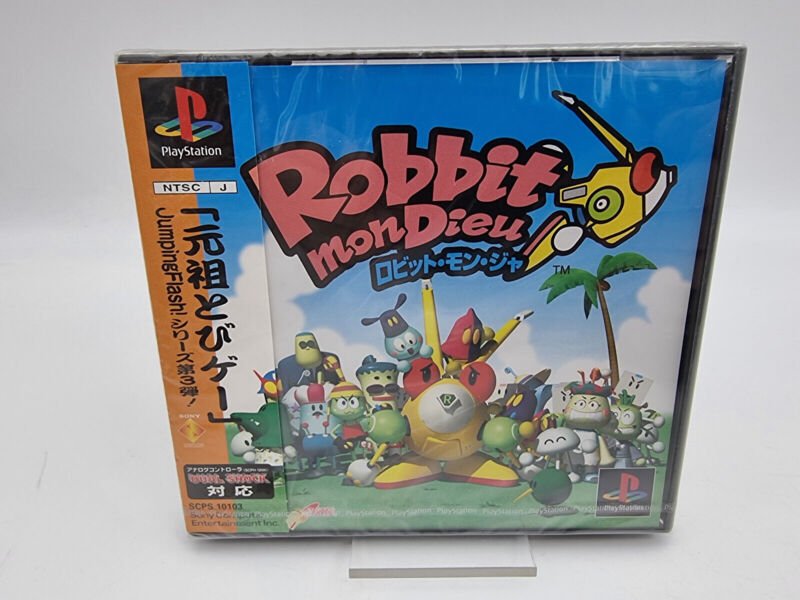 ROBBIT MON DIEU PS1 PLAYSTATION JAPAN BRAND NEW SEALED