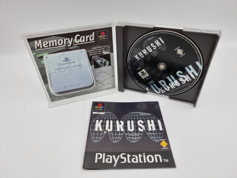 KURUSHI PLAYSTATION 1 PS1 PAL GERMAN USED TESTED - Image 2