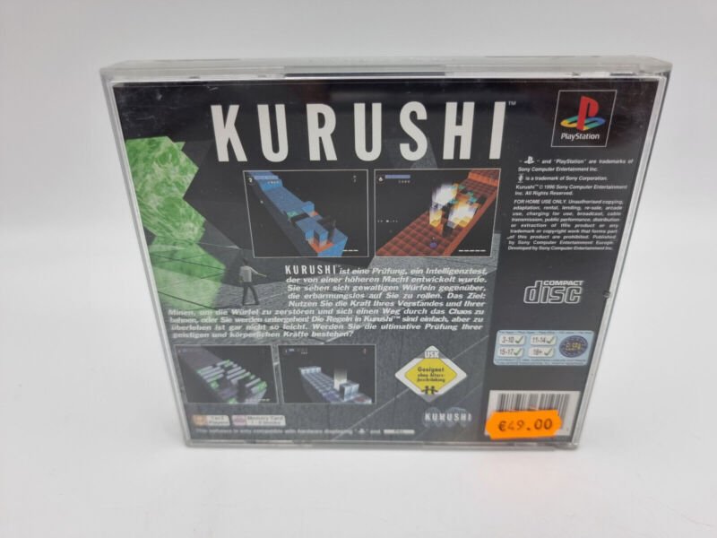 KURUSHI PLAYSTATION 1 PS1 PAL GERMAN USED TESTED - Image 4