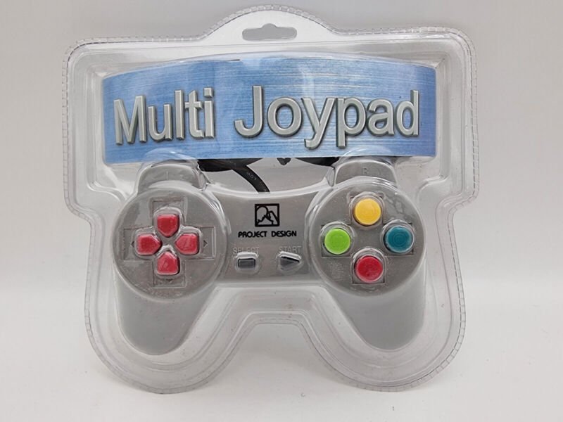 MULTI JOYPAD CONTROLLER SILVER FOR SONY PLAYSTATION PS1 BRAND NEW - Image 3