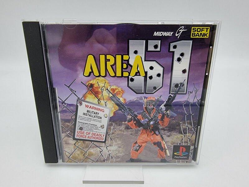 AREA 51 PLAYSTATION PSX PS1 JAPAN USED