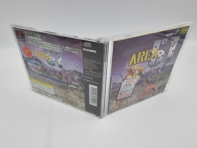AREA 51 PLAYSTATION PSX PS1 JAPAN USED - Image 4