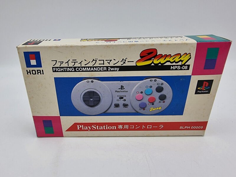 HORI FIGHTING COMMANDER 2WAY HPS-08 PLAYSTATION PS1 BRAND NEW - Image 2