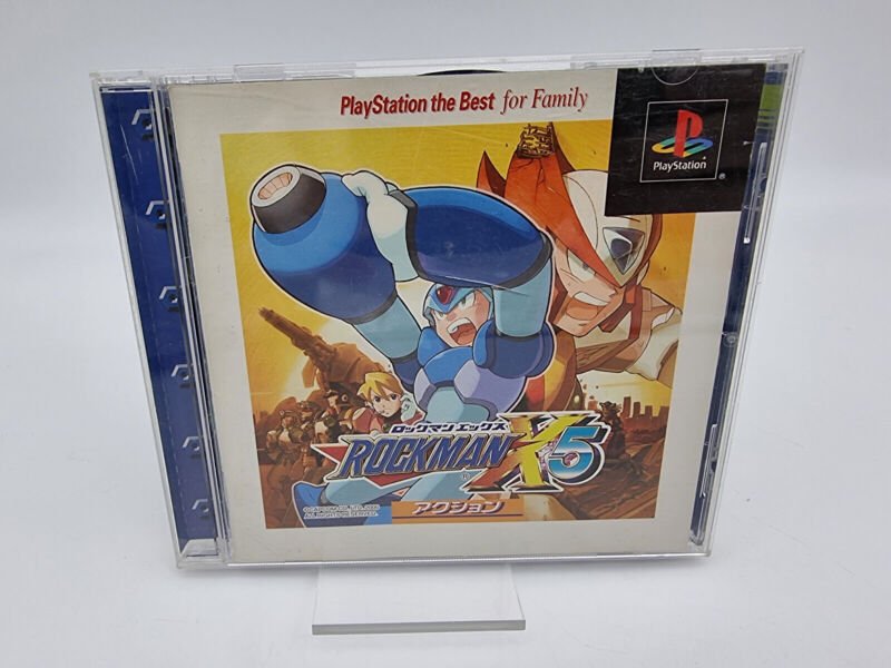 ROCKMAN X5 THE BEST PS1 PLAYSTATION PSX JAPAN
