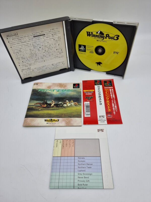 WINNING POST 3 PLAYSTATION PS1 PSX JAPAN USED - Image 3