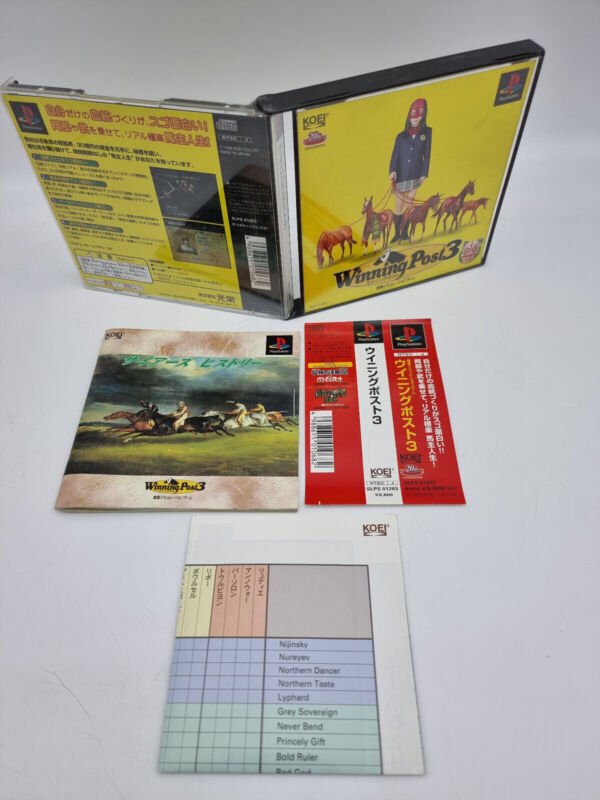 WINNING POST 3 PLAYSTATION PS1 PSX JAPAN USED - Image 4
