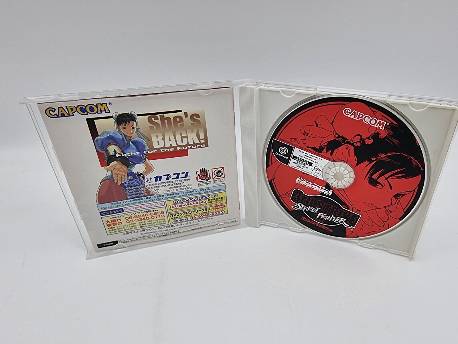 STREET FIGHTER III 3RD STRIKE SEGA DREAMCAST JAPAN USED - Image 4