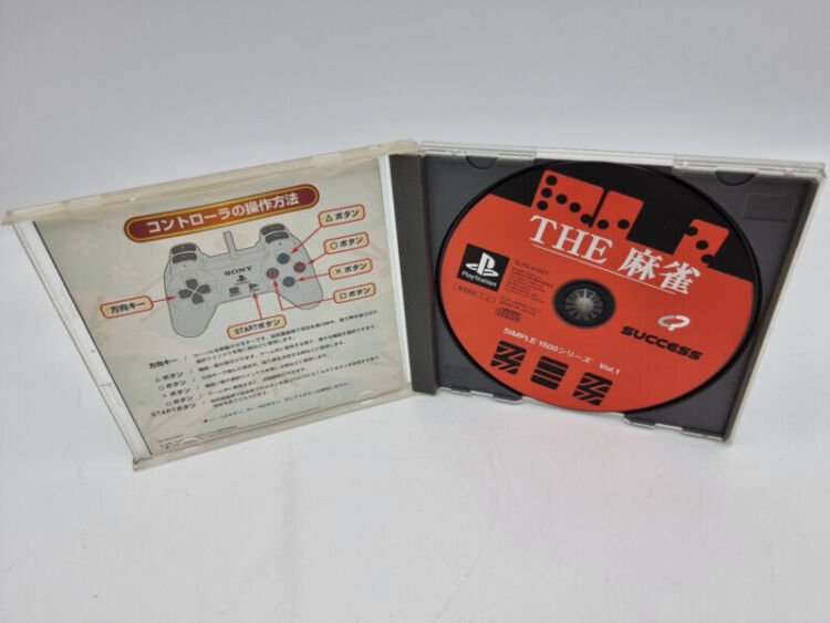 THE MAHJONG SIMPLE 1500 VOL.1 PLAYSTATION PS1 PSX JAPAN USED - Image 4