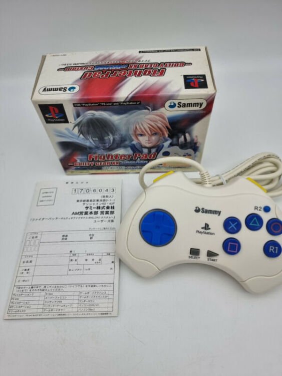 FIGHTER PAD GUILTY GEAR XX CONTROLLER BOX PLAYSTATION JAPAN BRAND NEW