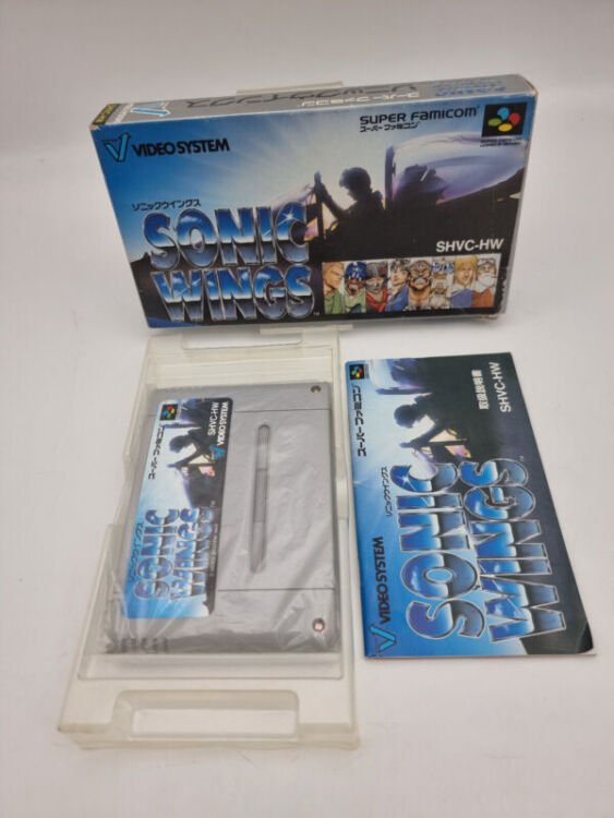 SONIC WINGS SUPER FAMICOM JAPAN USED
