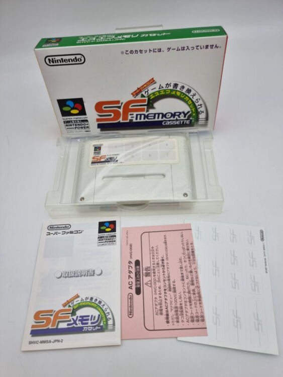 SF MEMORY CASSETTE SUPER FAMICOM JAPAN LIKE NEW