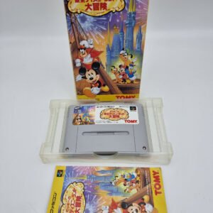 MICKEY NO TOKYO DISNEYLAND DAIBOKEN SUPER FAMICOM JAPAN USED