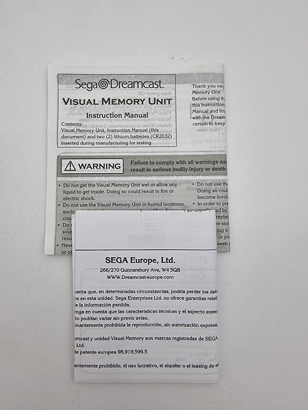 VISUAL MEMORY DREAMCAST USED - Image 6
