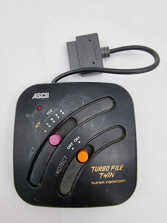 TURBO FILE TWIN SUPER FAMICOM CONTROLLER NO BOX USED