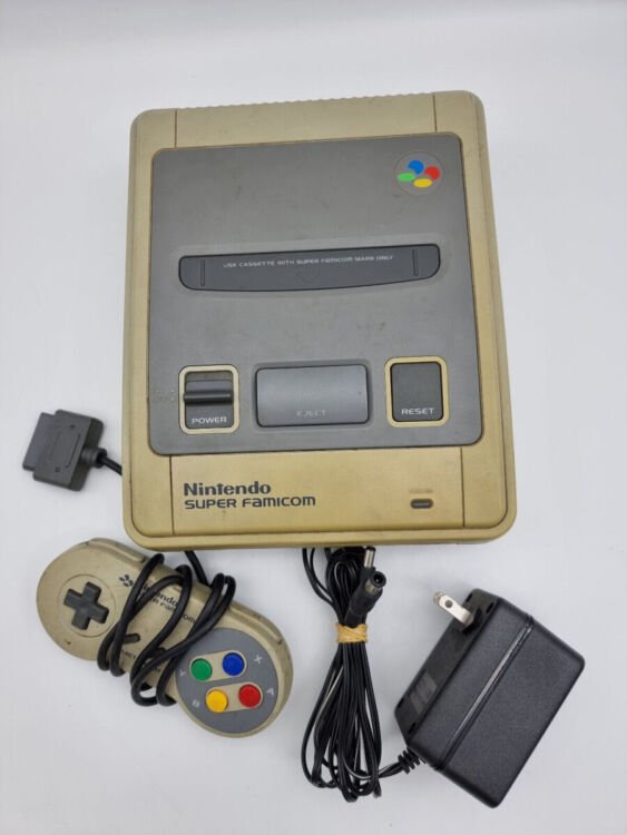 SUPER FAMICOM CONSOLE NO BOX JAPAN VERSION USED TESTED IMAGE INTERFERENCE